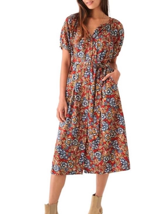Faherty Dresses & Skirts - Faherty Carmel Linen Dress in Floral